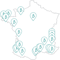 Carte des clubs et hôtels Belambra en France