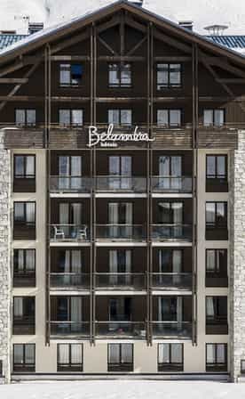 façade Tignes Le diva Belambra