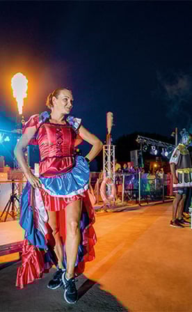 spectacle en soirée
