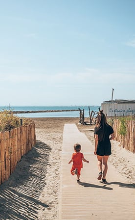 accès à la plage