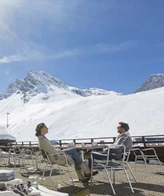 Terrace at Tigne le Diva