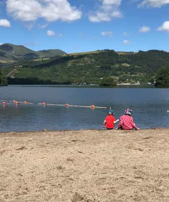 kids on the beach