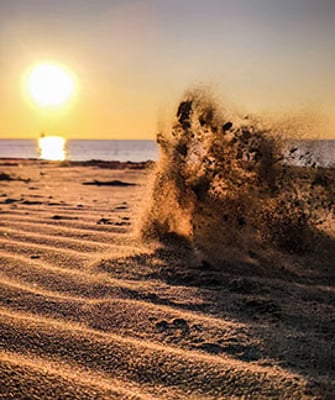 Gruissan beach