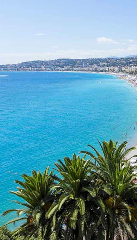 The Promenade des Anglais in Nice