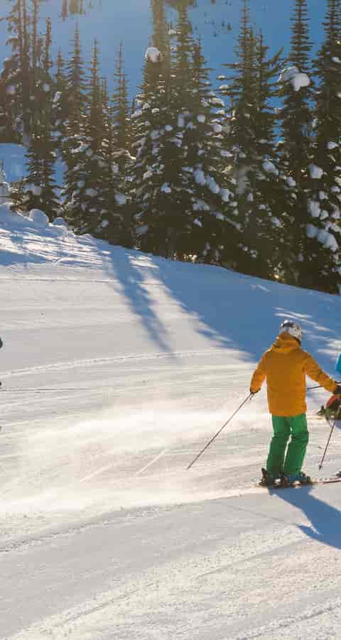 Skieurs flaine